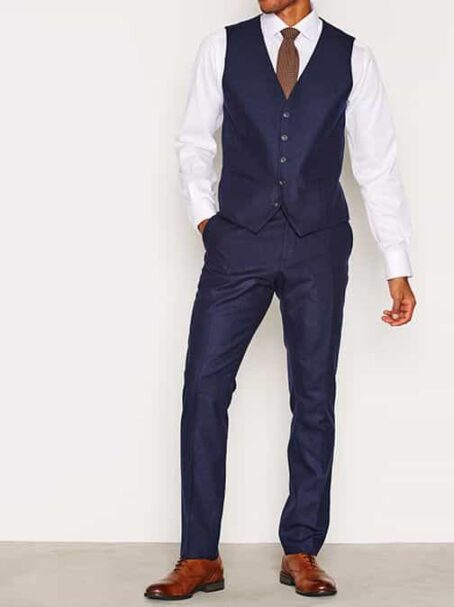 Shdone Myloiver Navy Waistcoat - Imagem 3