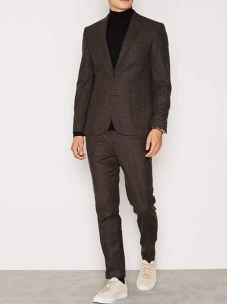 Slim Fit Tweed Blazer - Imagem 3