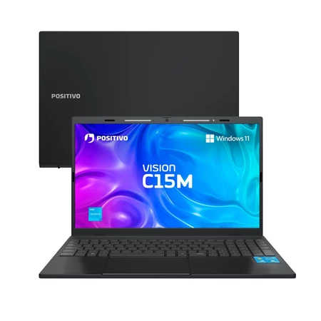 Notebook Positivo Vision C14 Lumina BAR Intel Celeron N4500 Windows 11 Home 8GB RAM 128GB eMMC 14